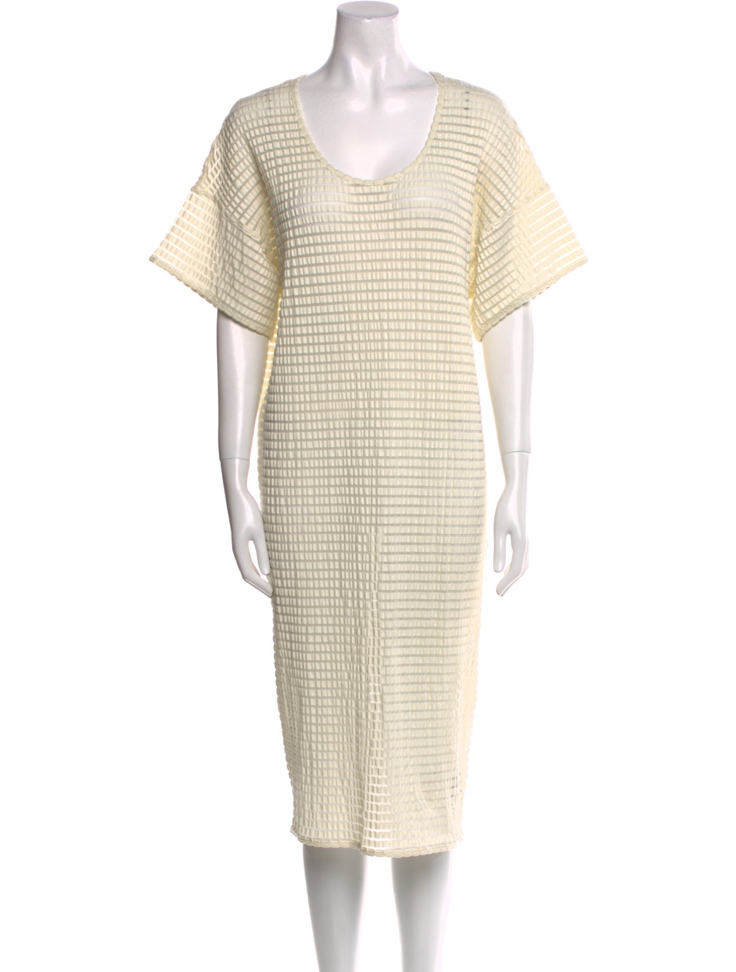 Christian Wijnants Scoop Neck Midi Length Dress