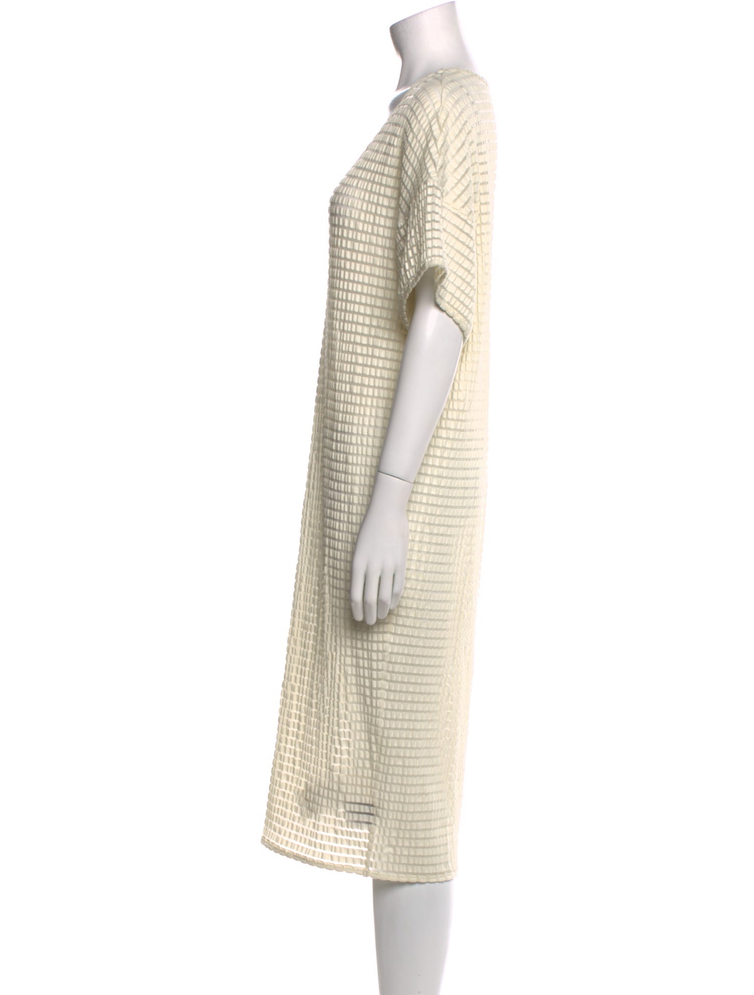 Christian Wijnants Scoop Neck Midi Length Dress