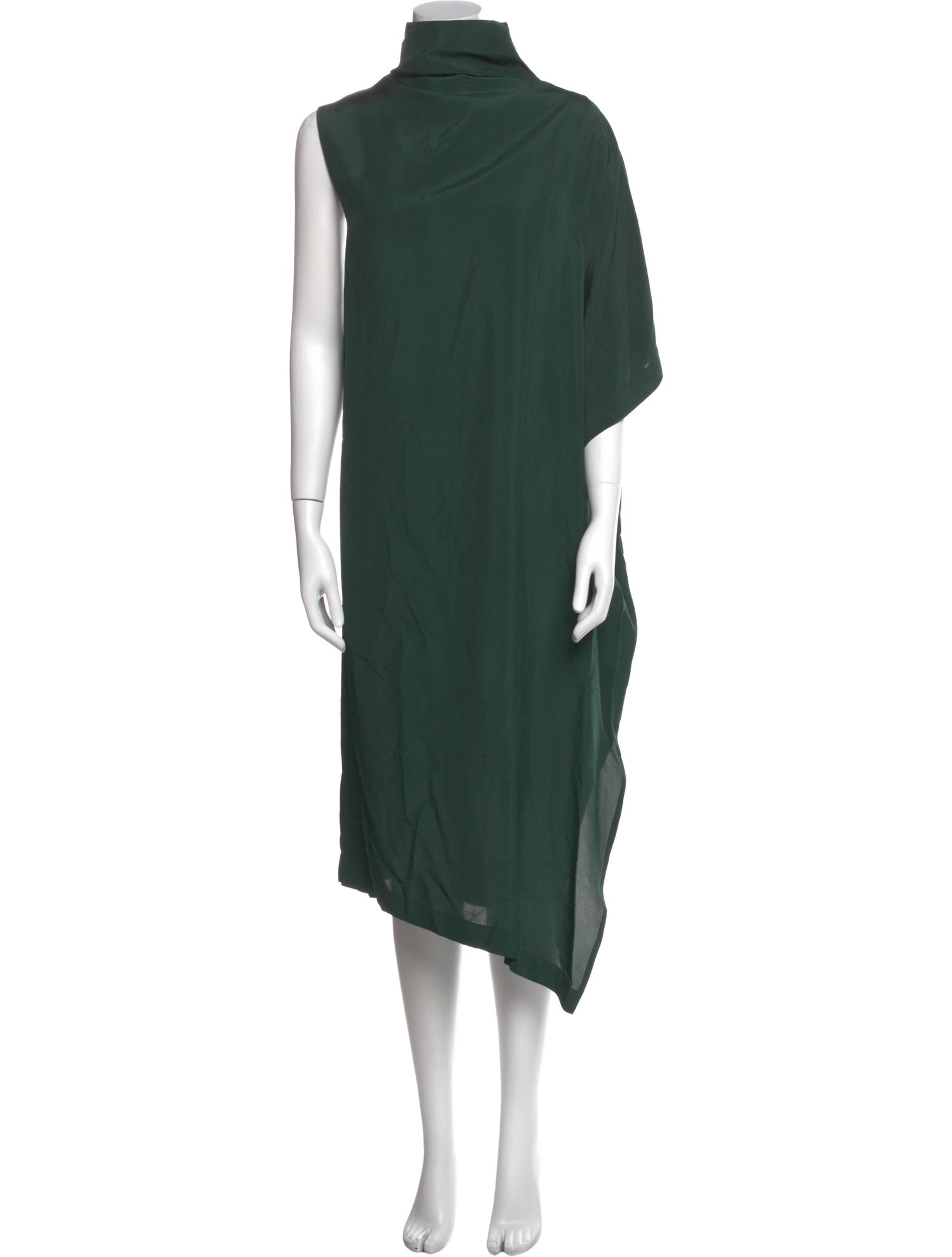 Christian Wijnants Cowl Neck Midi Length Dress