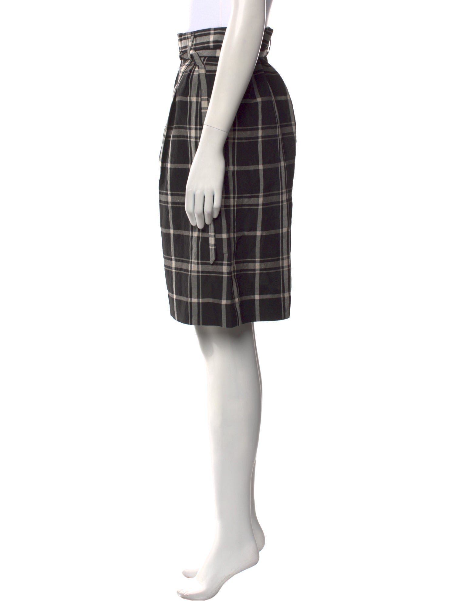 Christian Wijnants Plaid Print Wide Leg Pants