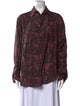 Christian Wijnants Floral Print Long Sleeve Button-Up Top