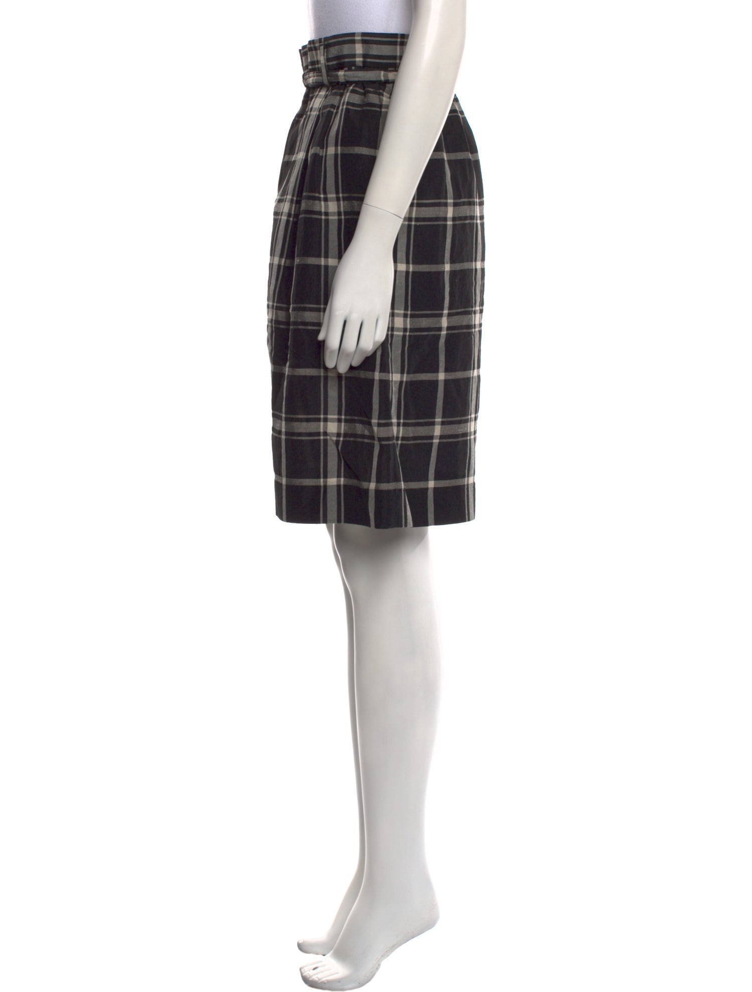 Christian Wijnants Plaid Print Knee-Length Shorts w/ Tags