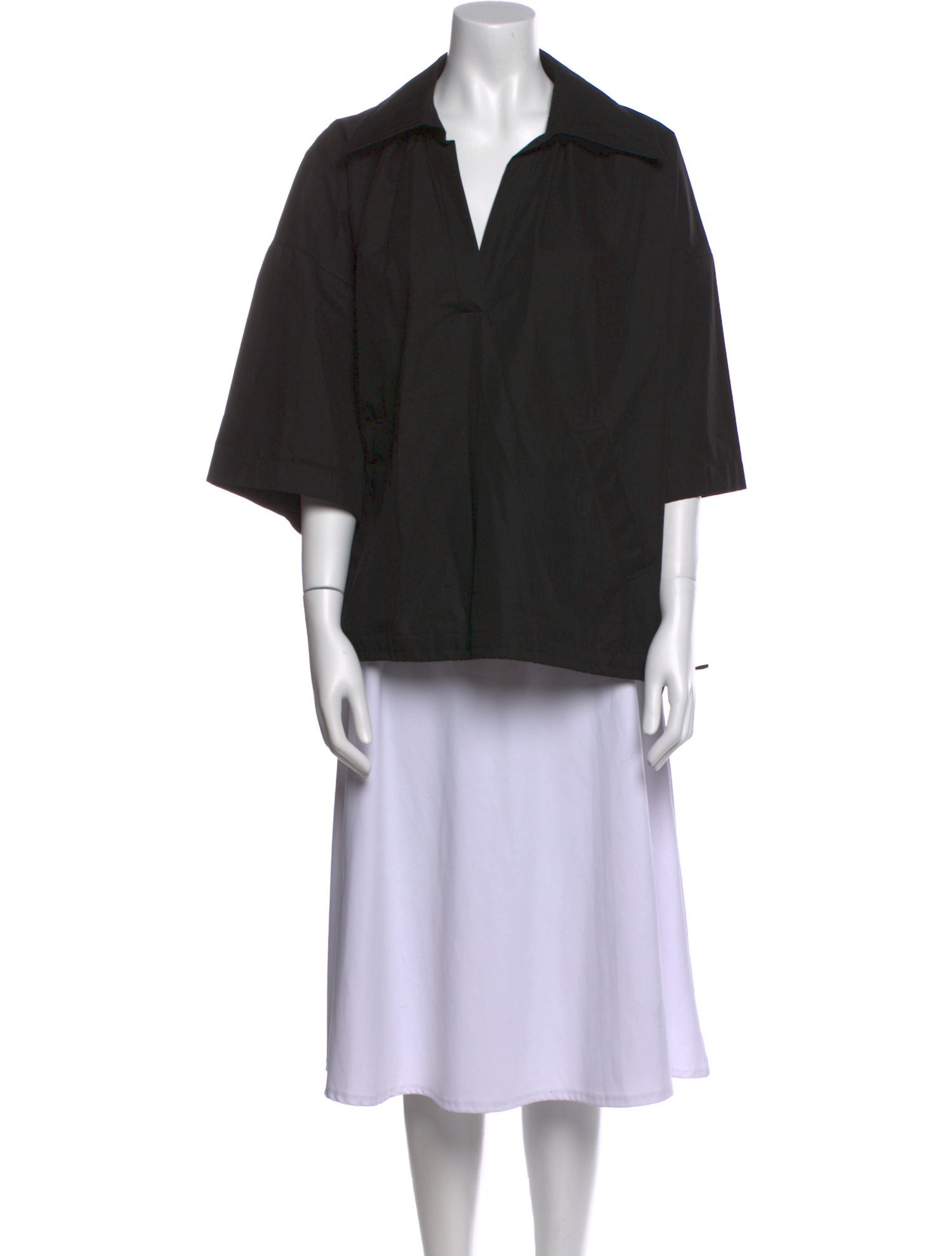 Christian Wijnants V-Neck Three-Quarter Sleeve Tunic