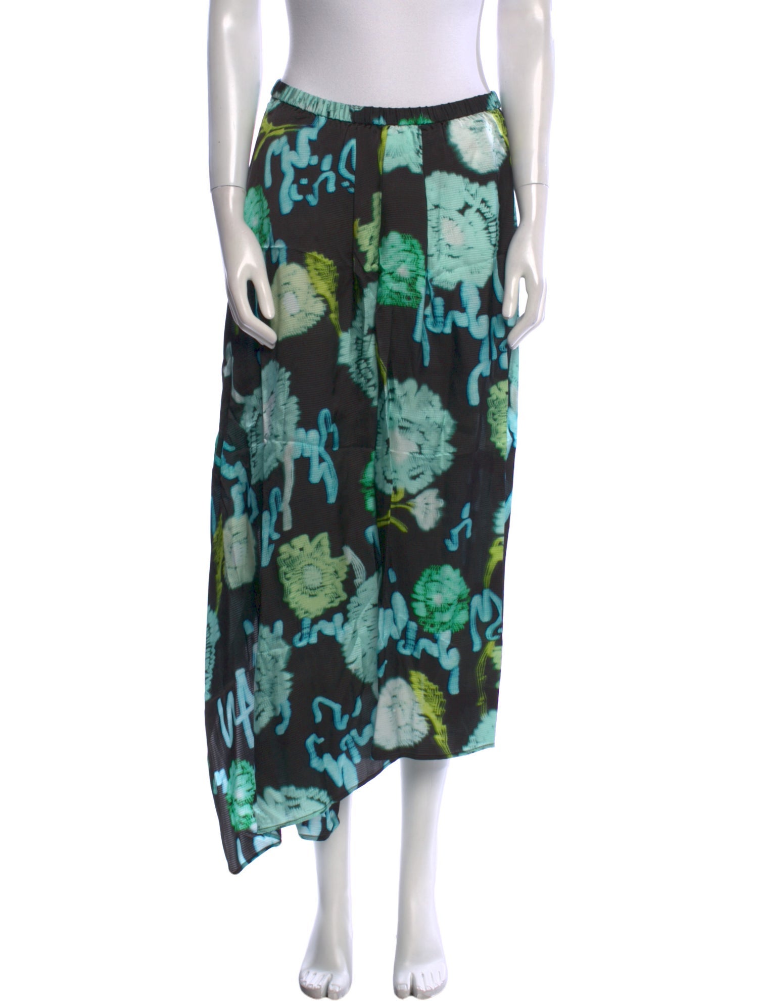 Christian Wijnants Floral Print Midi Length Skirt w/ Tags