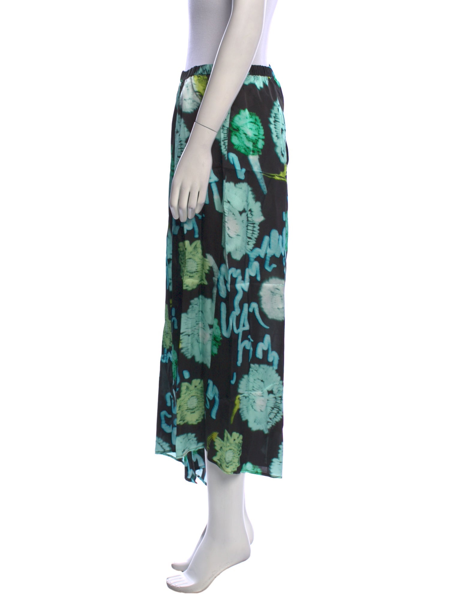 Christian Wijnants Floral Print Midi Length Skirt w/ Tags