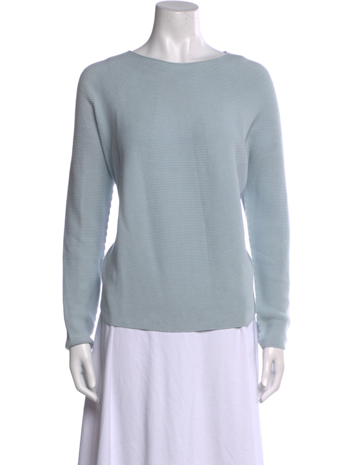 Christian Wijnants Bateau Neckline Long Sleeve Top