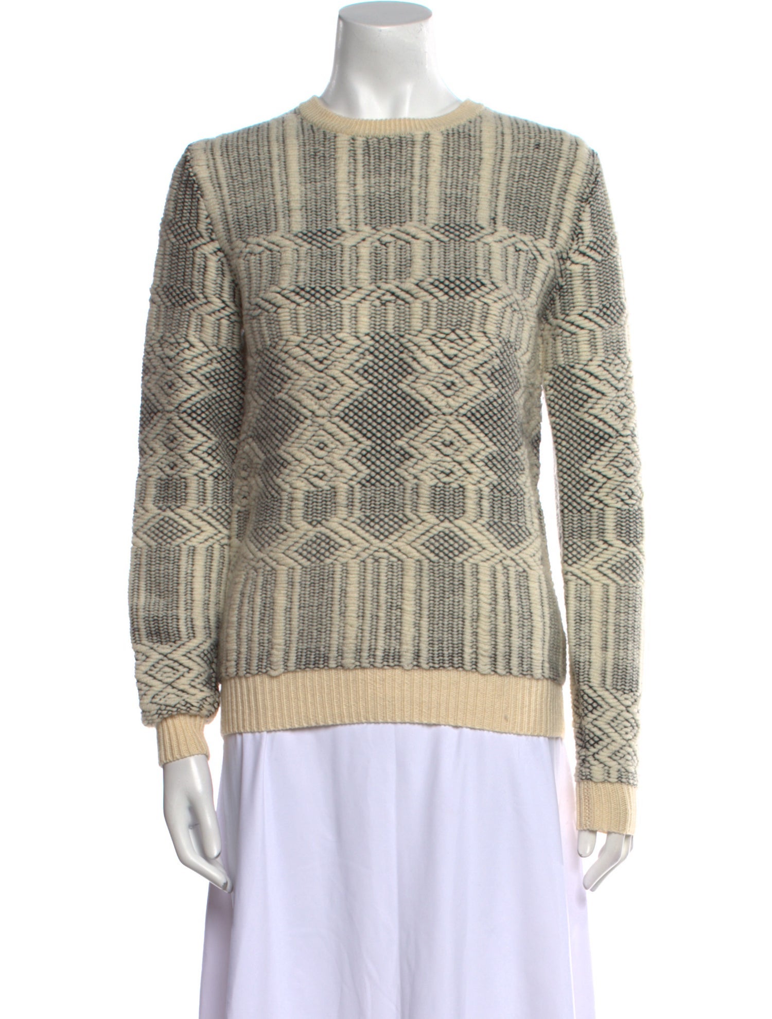 Christian Wijnants Virgin Wool Printed Sweater