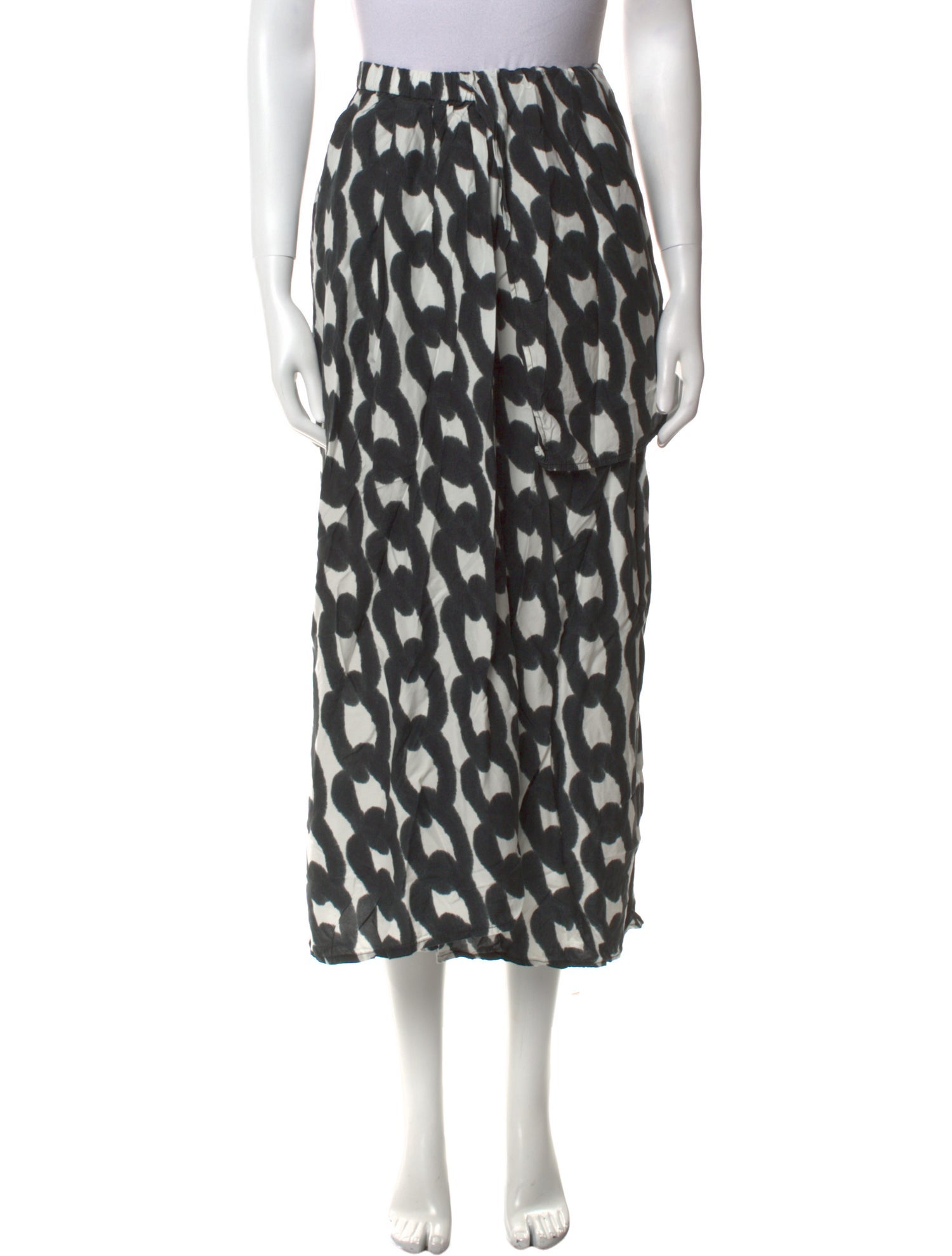 Christian Wijnants Printed Midi Length Skirt