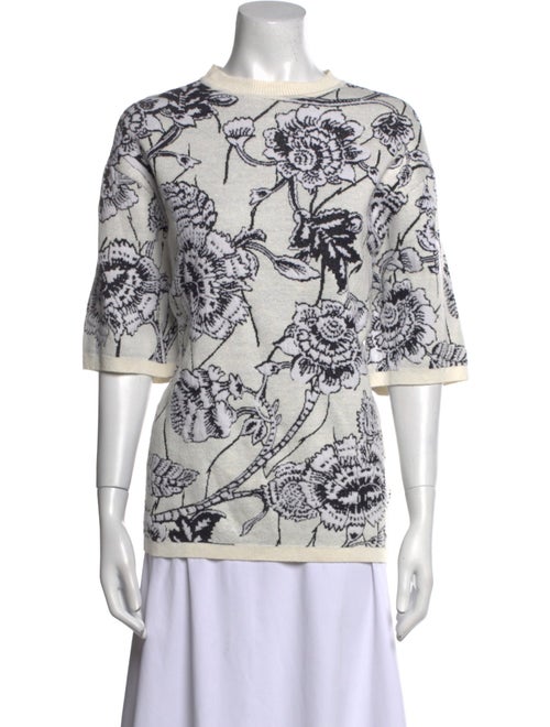 Christian Wijnants Printed Bateau Neckline Blouse