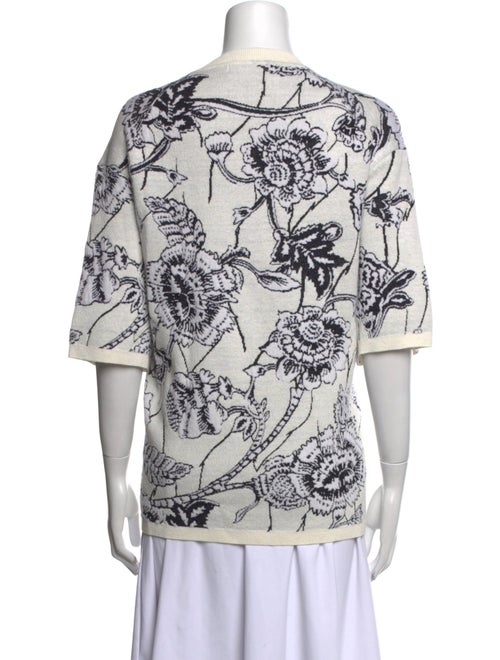 Christian Wijnants Printed Bateau Neckline Blouse