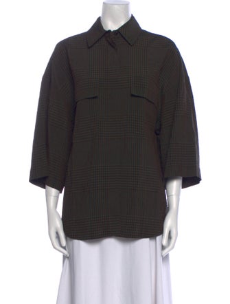 Christian Wijnants Three-Quarter Sleeve Button-Up Top