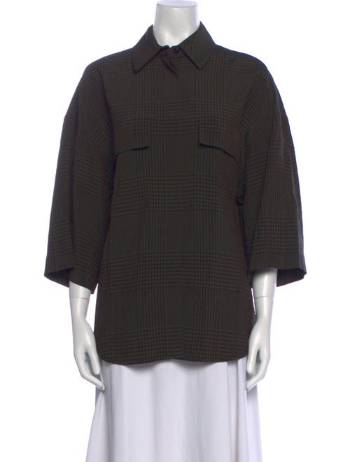 Christian Wijnants Three-Quarter Sleeve Button-Up Top