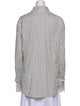 Christian Wijnants Striped Long Sleeve Button-Up Top