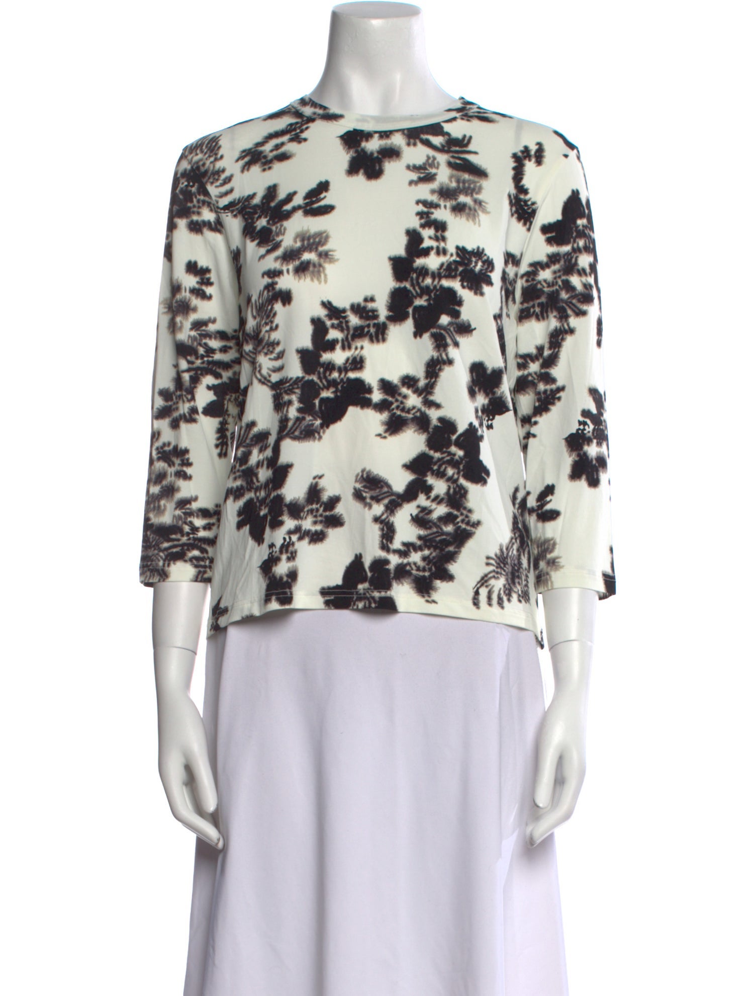 Christian Wijnants Printed Crew Neck Blouse