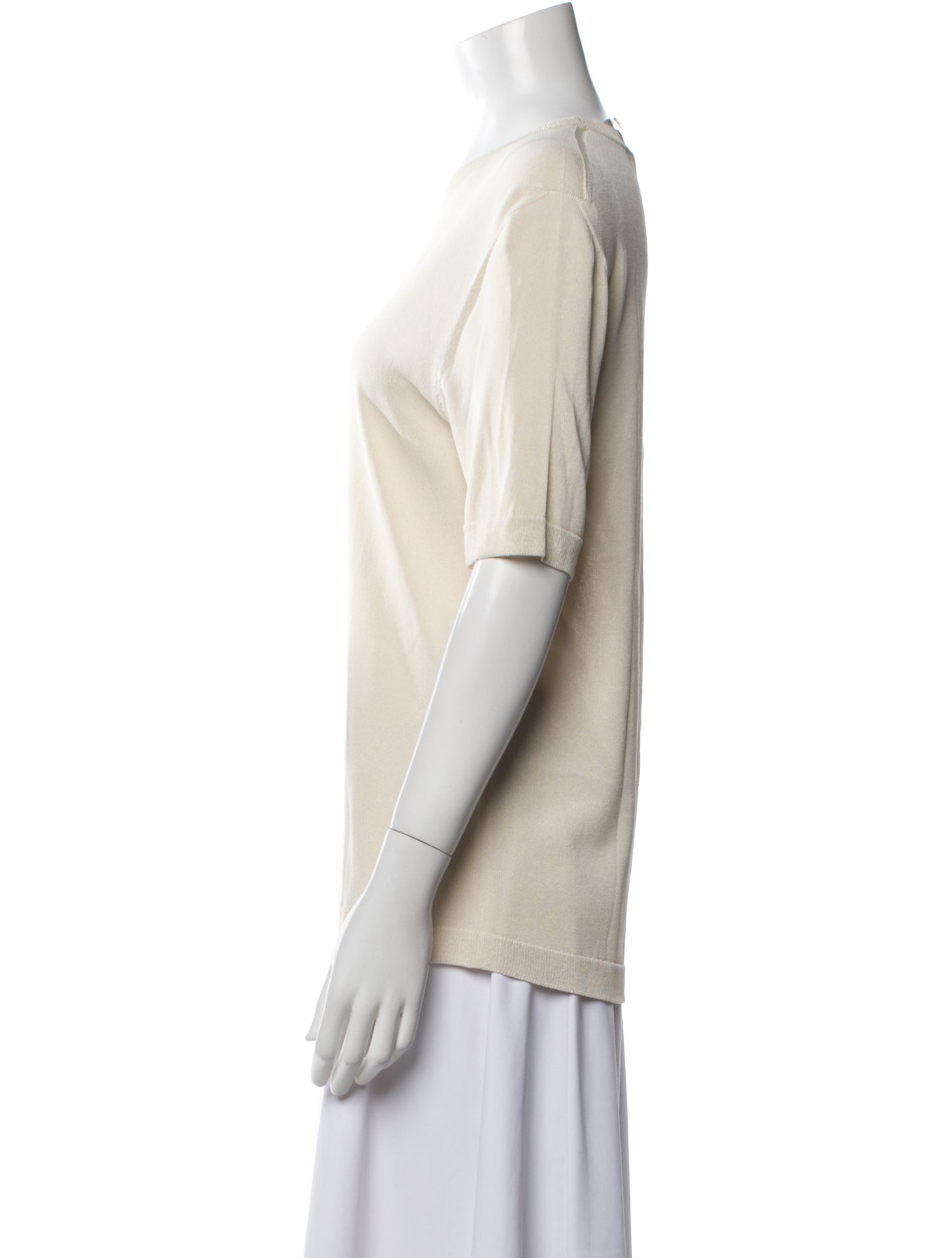 Christian Wijnants Bateau Neckline Short Sleeve T-Shirt