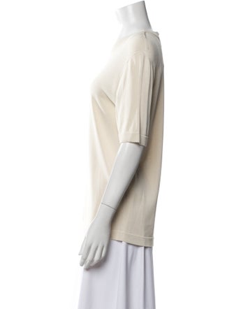 Christian Wijnants Bateau Neckline Short Sleeve T-Shirt