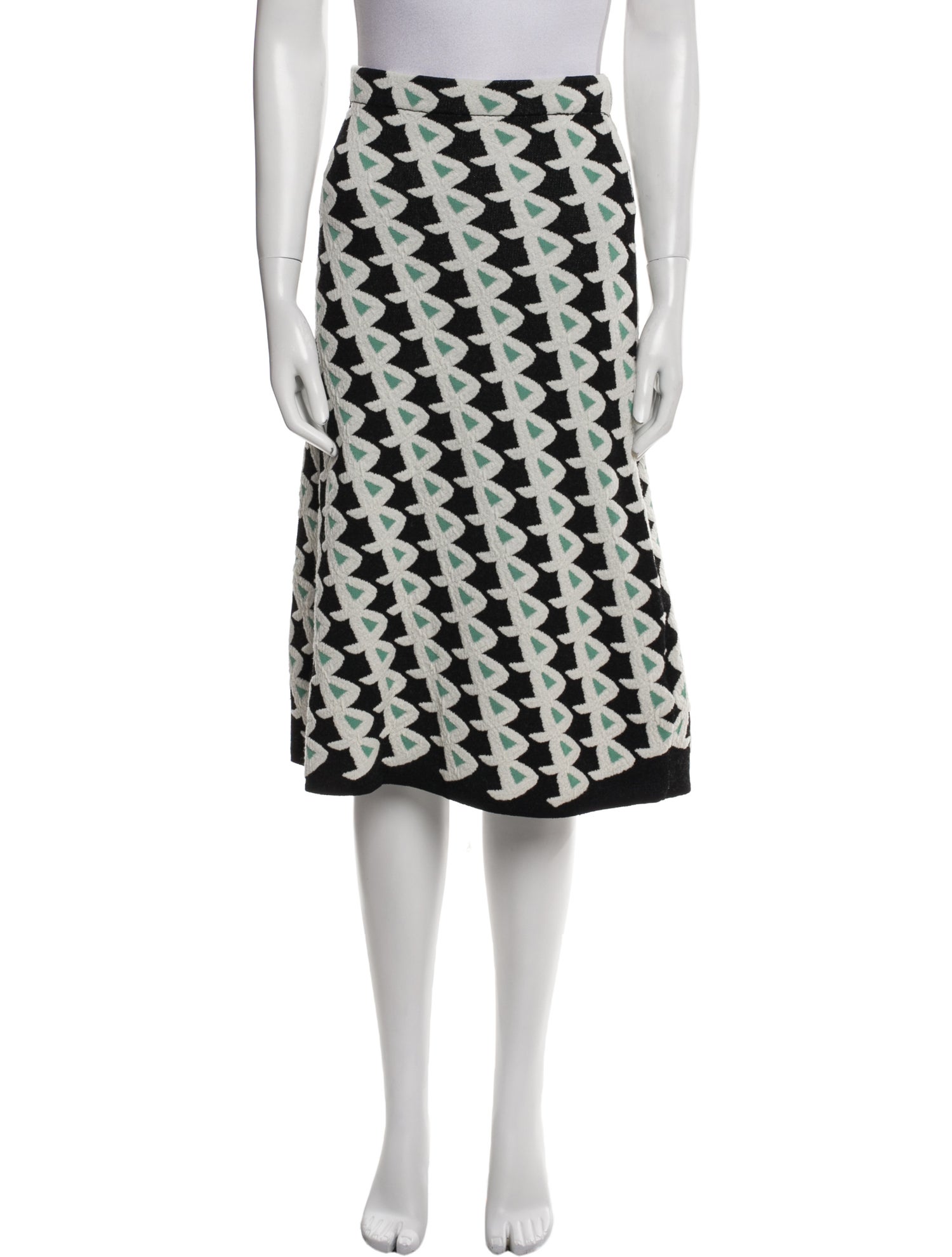 Christian Wijnants Printed Knee-Length Skirt