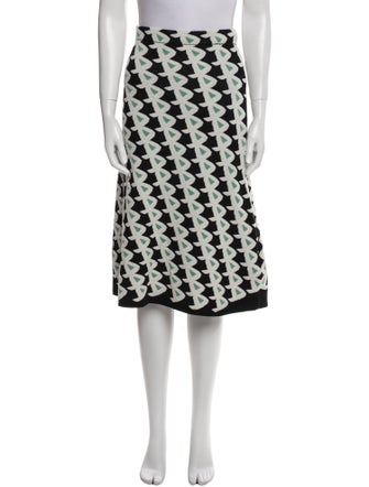 Christian Wijnants Printed Knee-Length Skirt