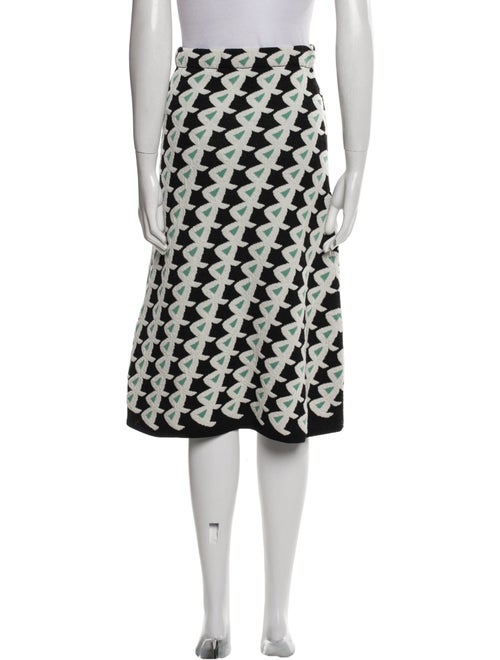 Christian Wijnants Printed Knee-Length Skirt