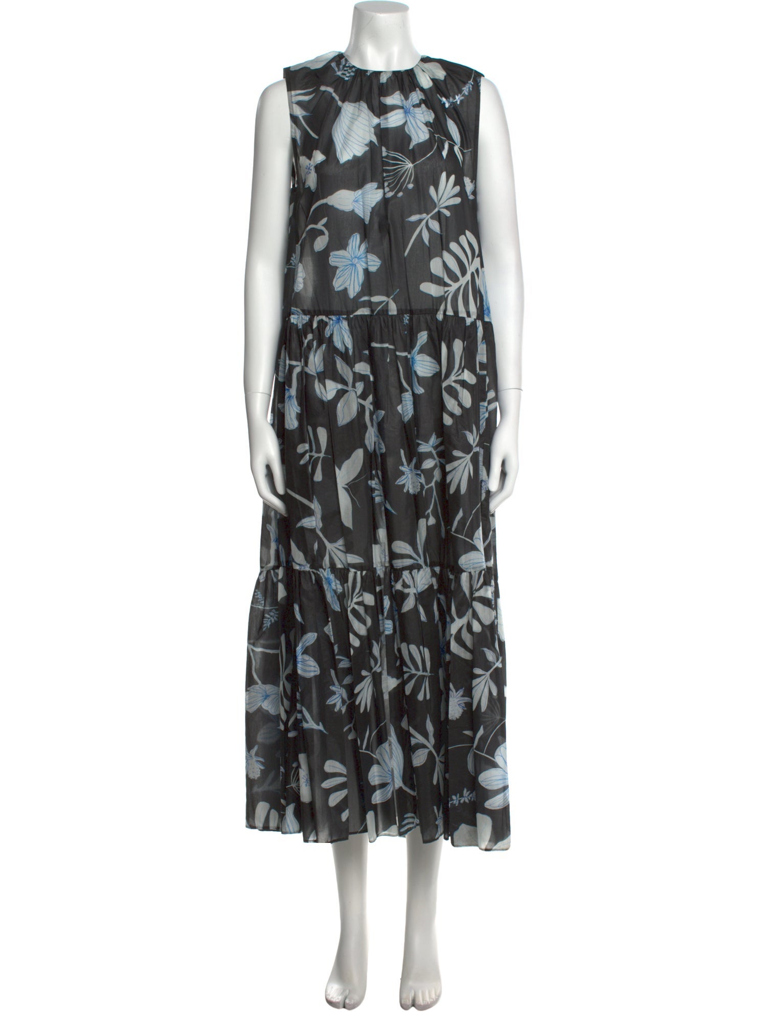 Christian Wijnants Floral Print Long Dress