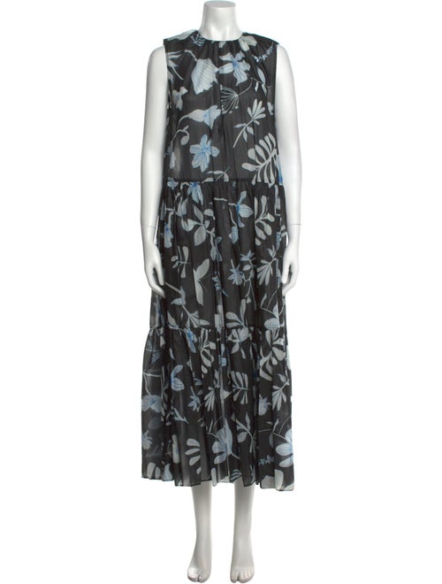 Christian Wijnants Floral Print Long Dress