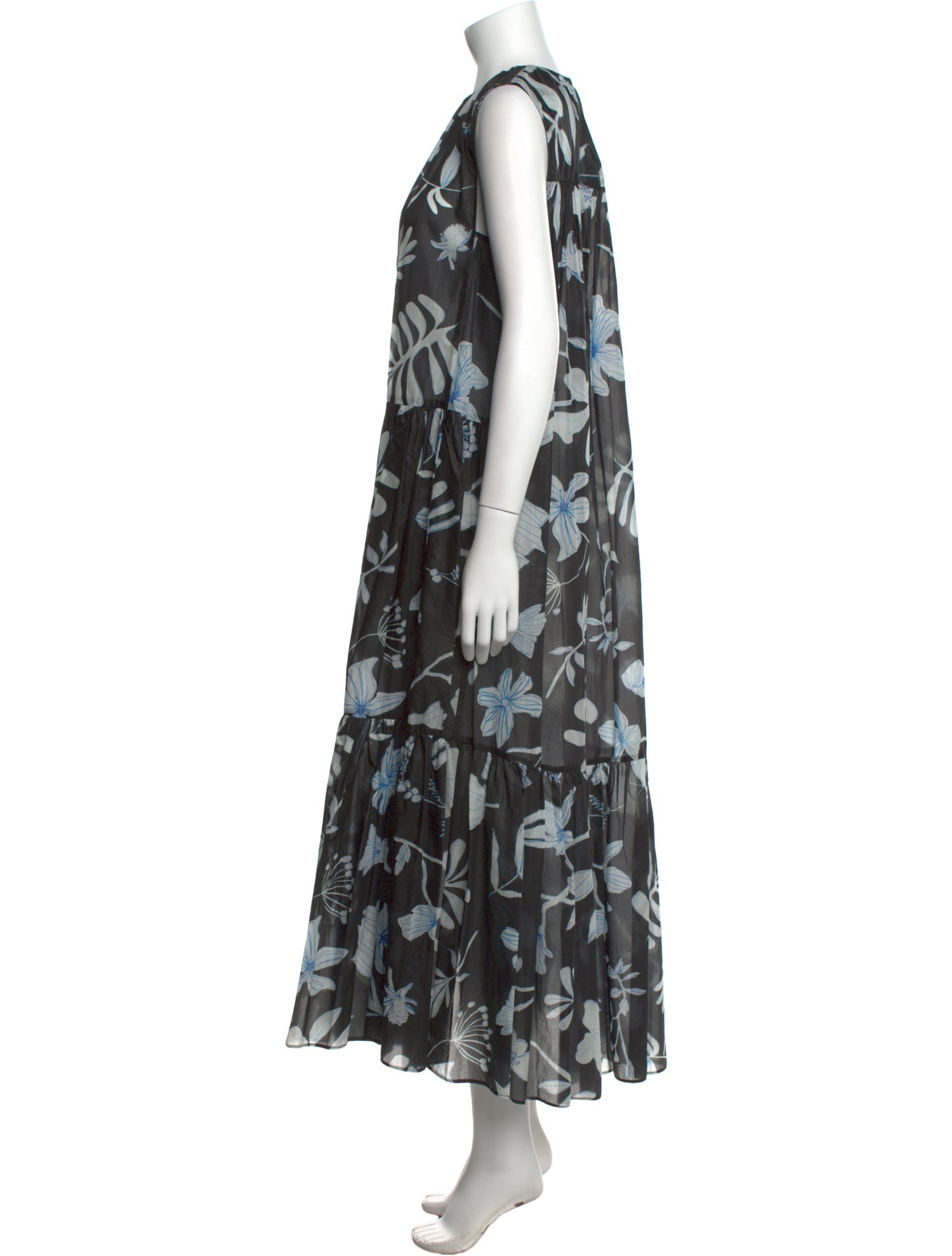 Christian Wijnants Floral Print Long Dress