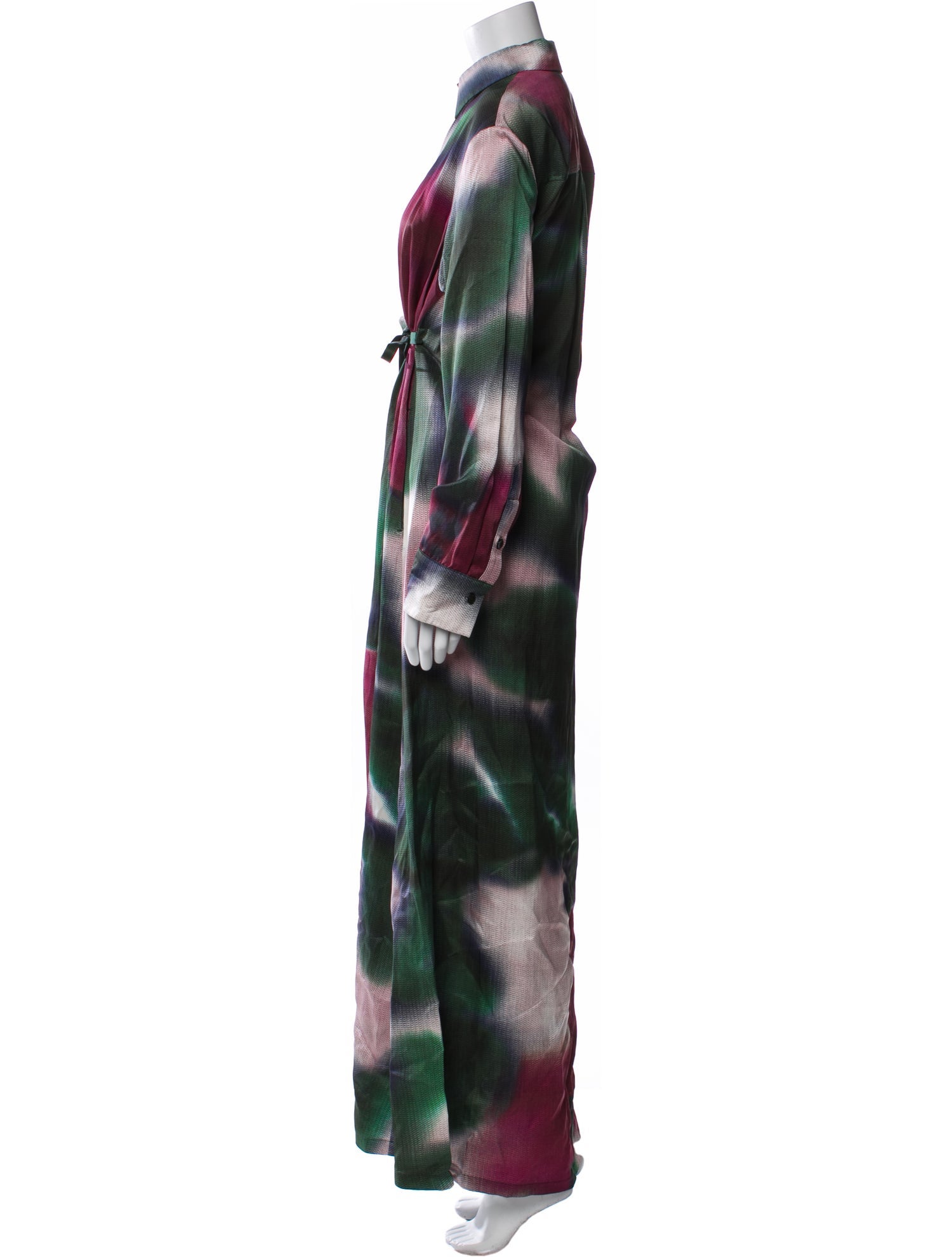 Christian Wijnants Tie-Dye Print Long Dress