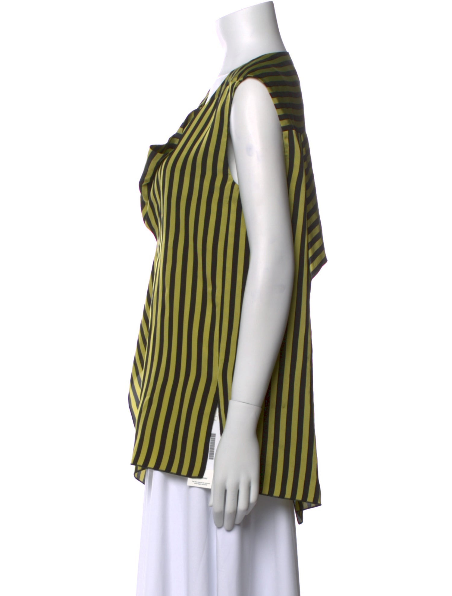 Christian Wijnants Striped V-Neck Top