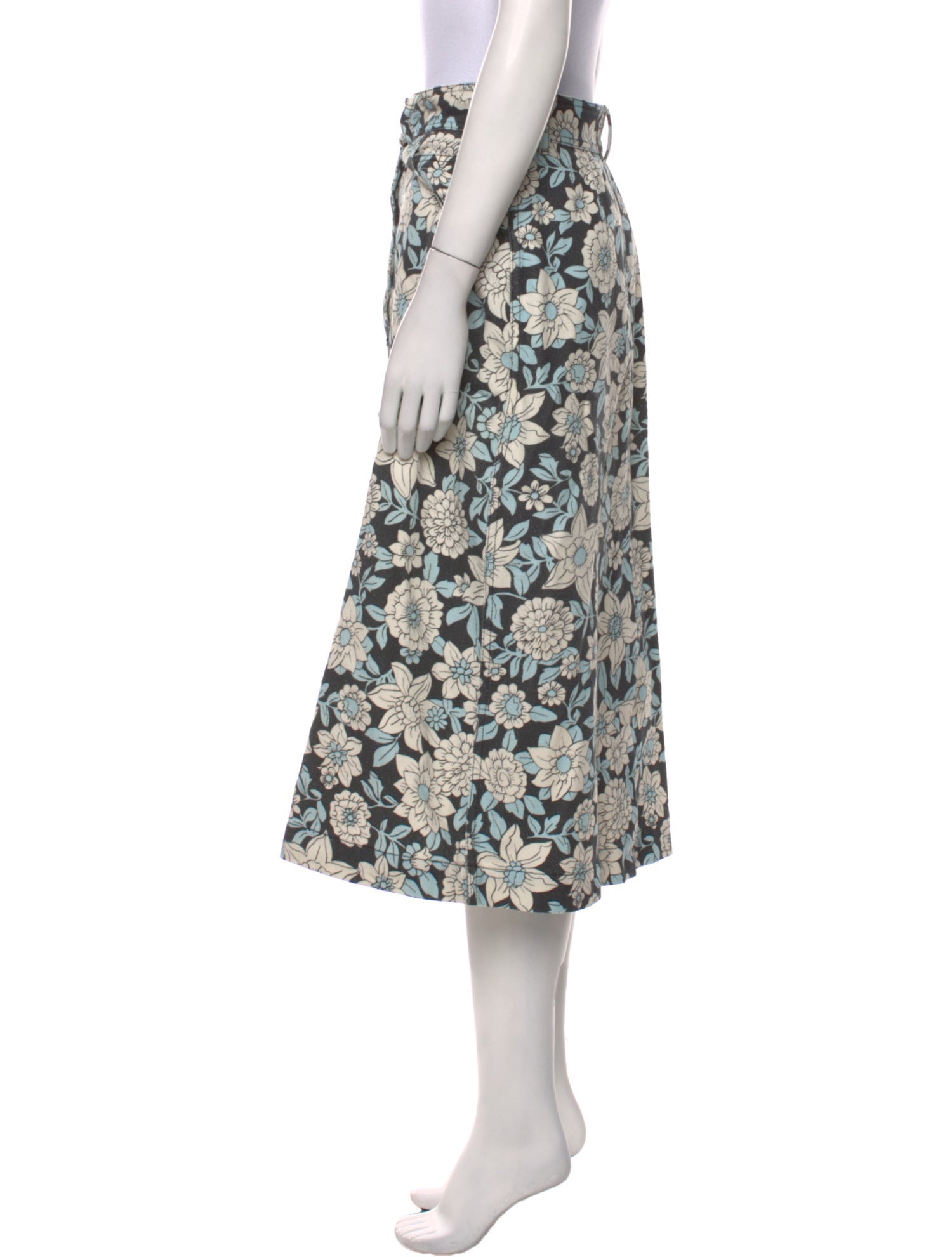 Christian Wijnants Printed Midi Length Skirt