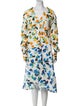 Christian Wijnants Floral Print Midi Length Dress