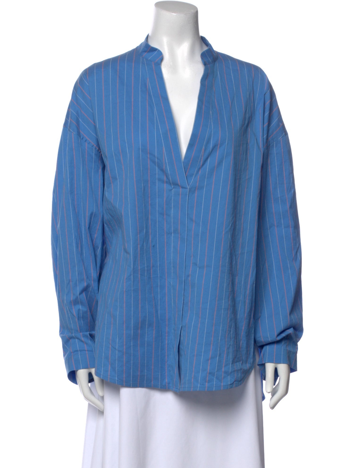 Christian Wijnants V-Neck Long Sleeve Polo