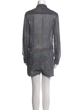 Christian Wijnants Silk Printed Romper