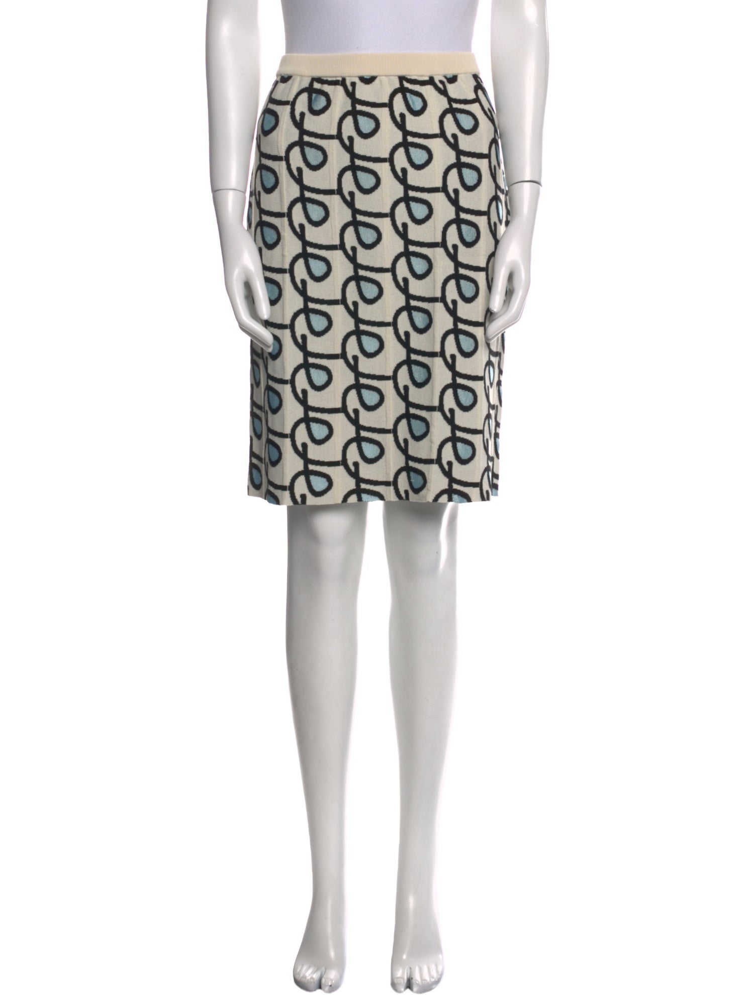 Christian Wijnants Printed Knee-Length Skirt