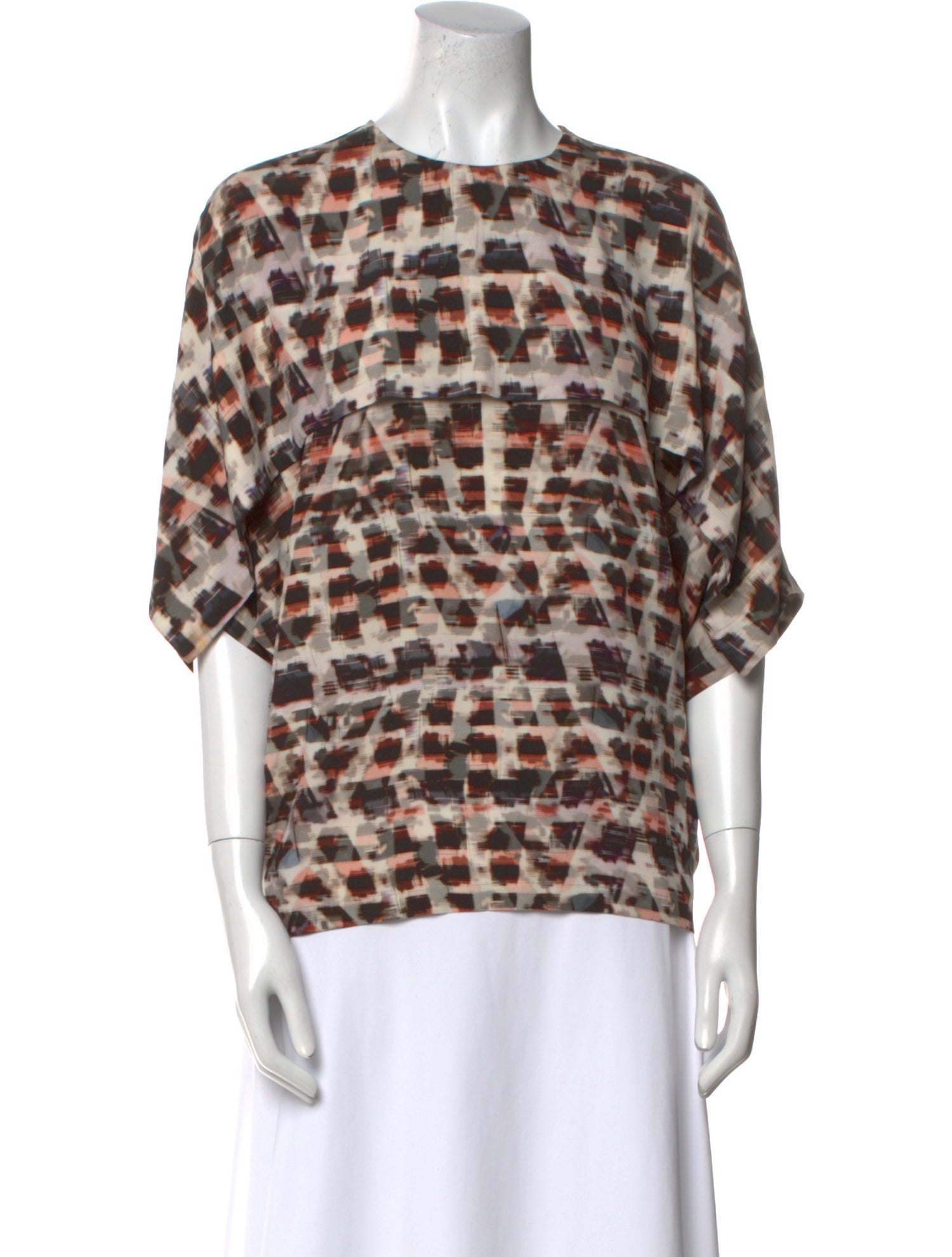 Christian Wijnants Silk Printed T-Shirt