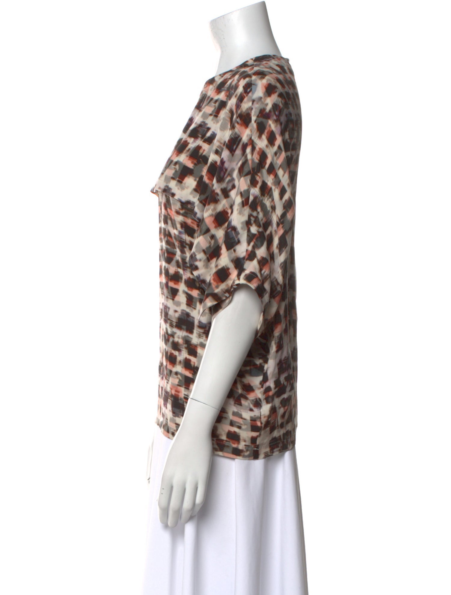 Christian Wijnants Silk Printed T-Shirt