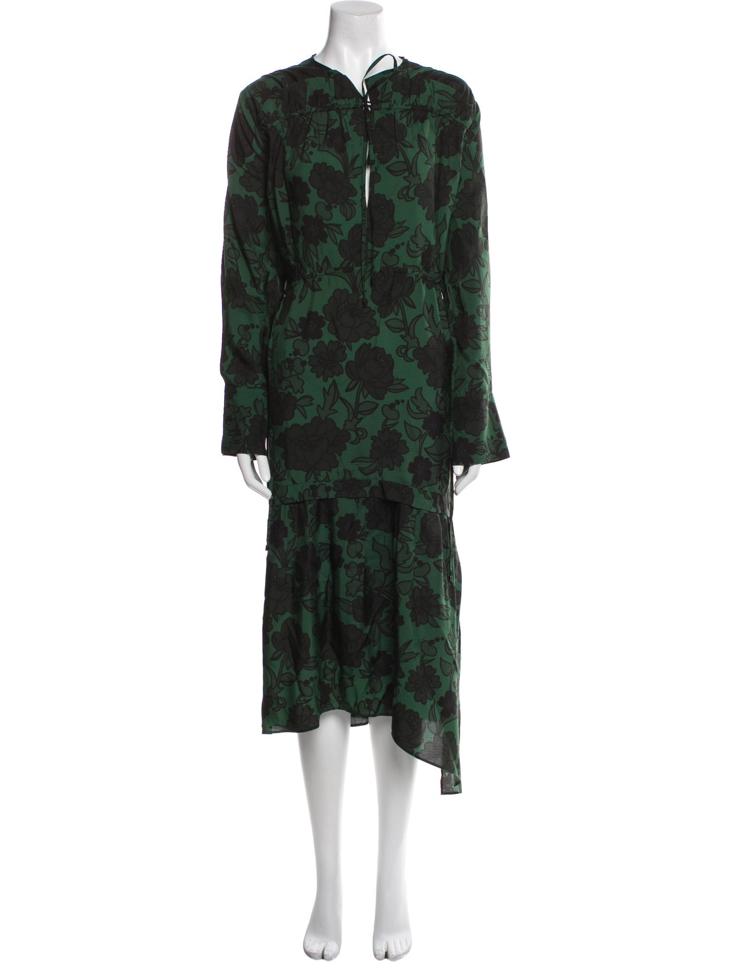 Christian Wijnants Silk Midi Length Dress