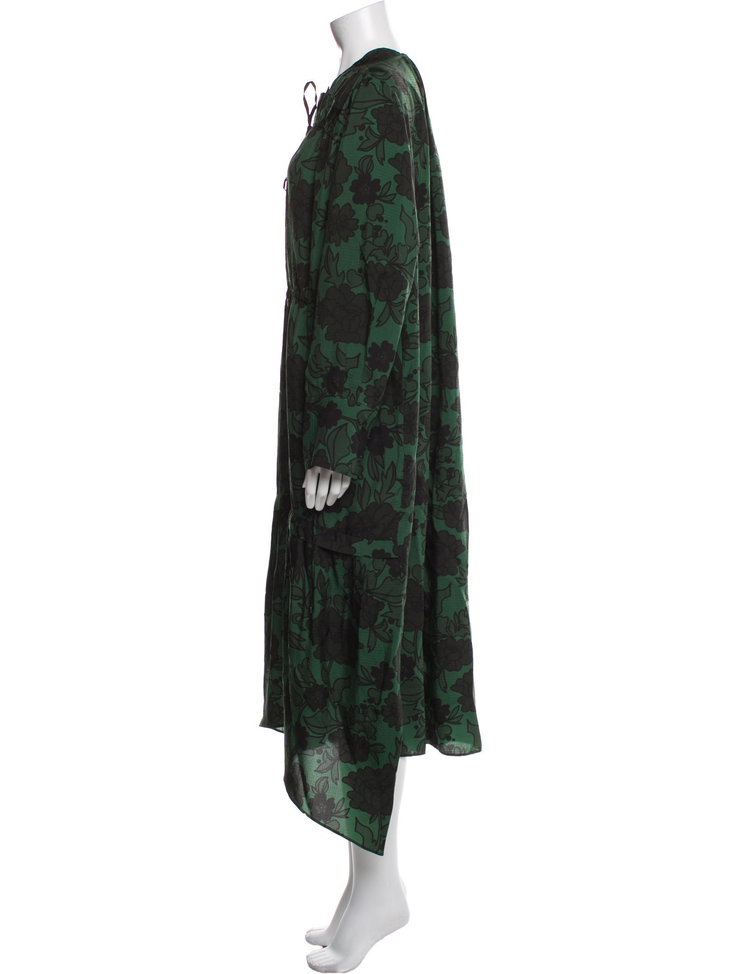 Christian Wijnants Silk Midi Length Dress