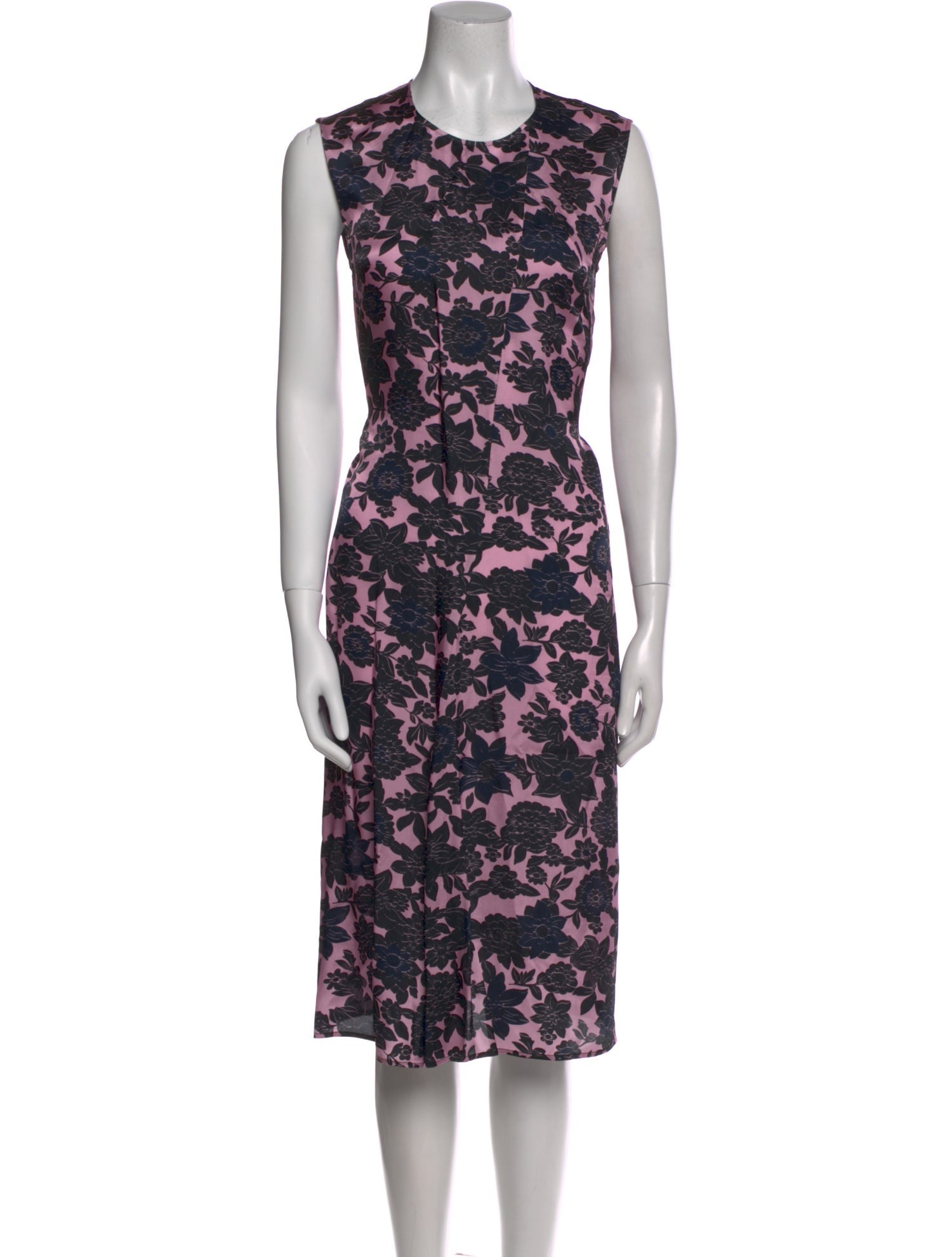 Christian Wijnants Floral Print Knee-Length Dress