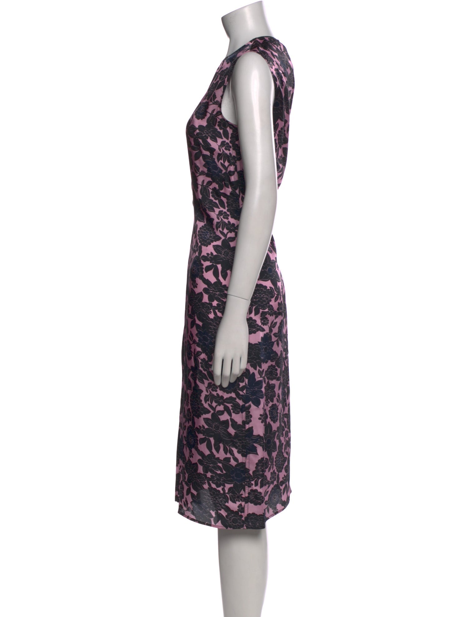 Christian Wijnants Floral Print Knee-Length Dress