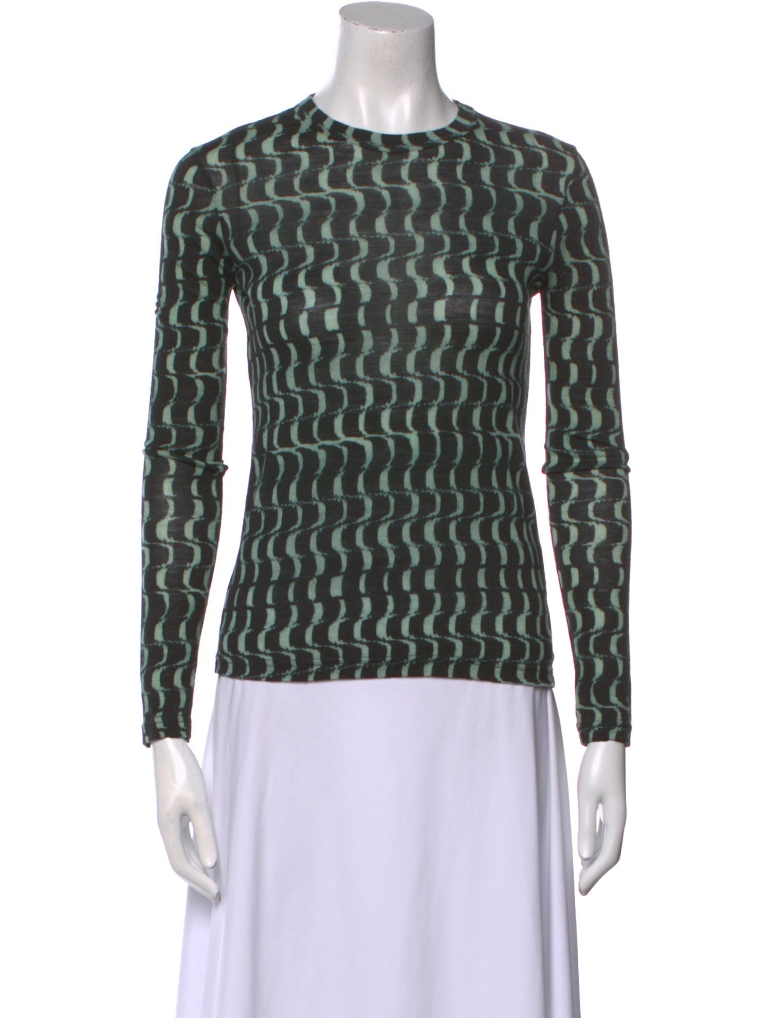 Christian Wijnants Wool Printed Top