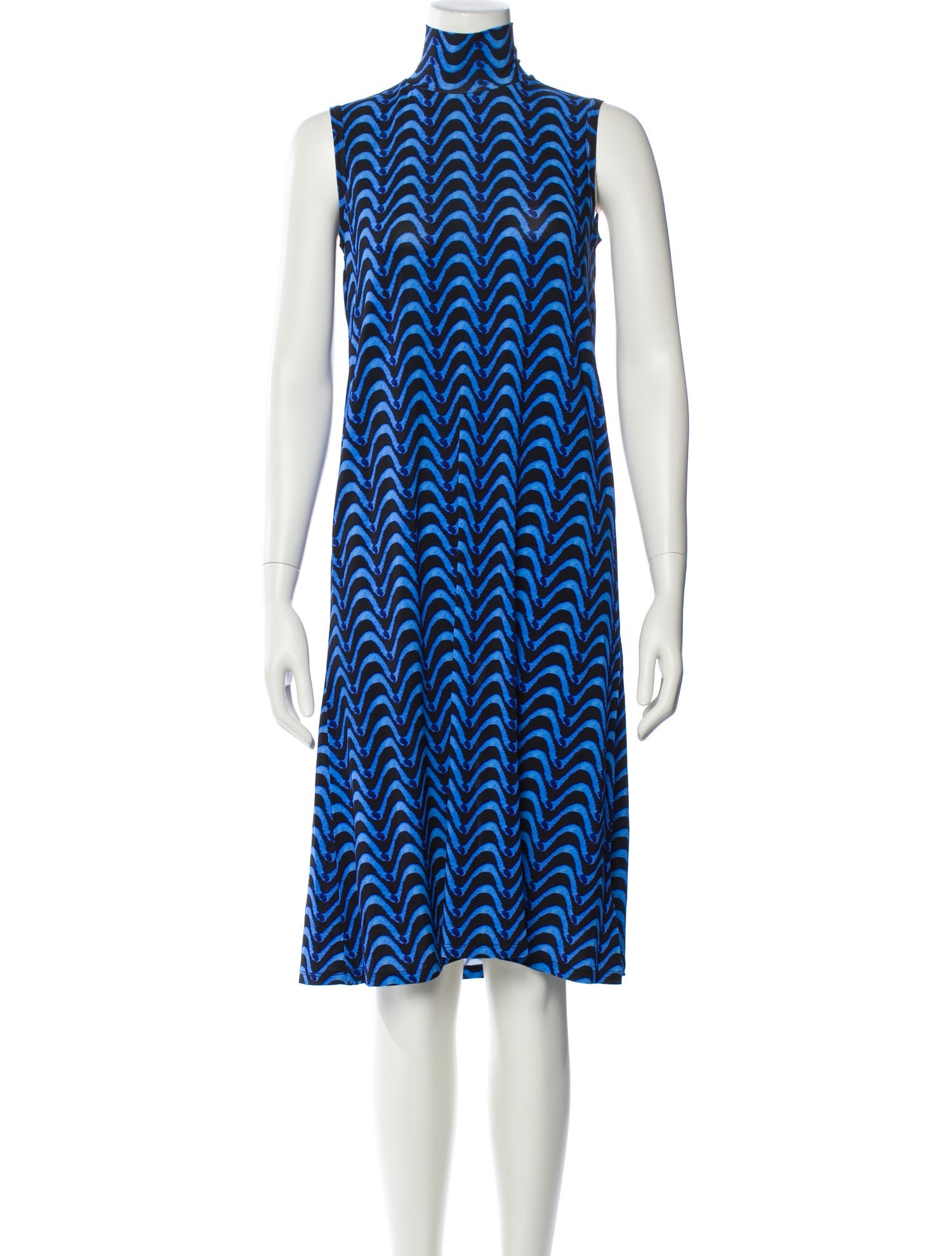 Christian Wijnants Striped Midi Length Dress