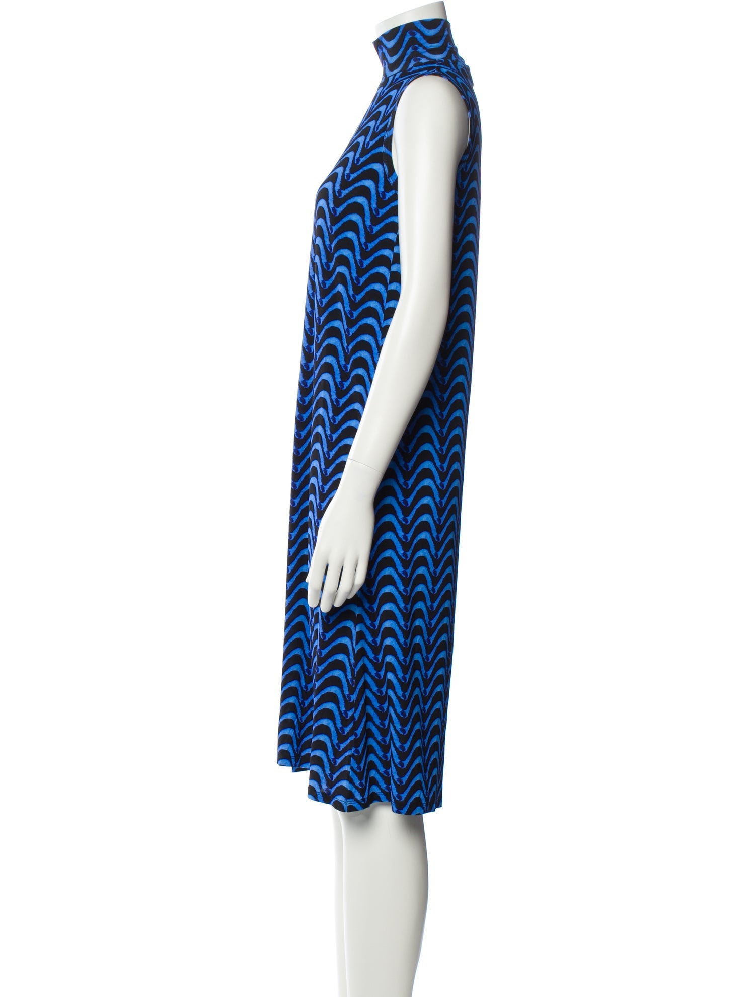 Christian Wijnants Striped Midi Length Dress