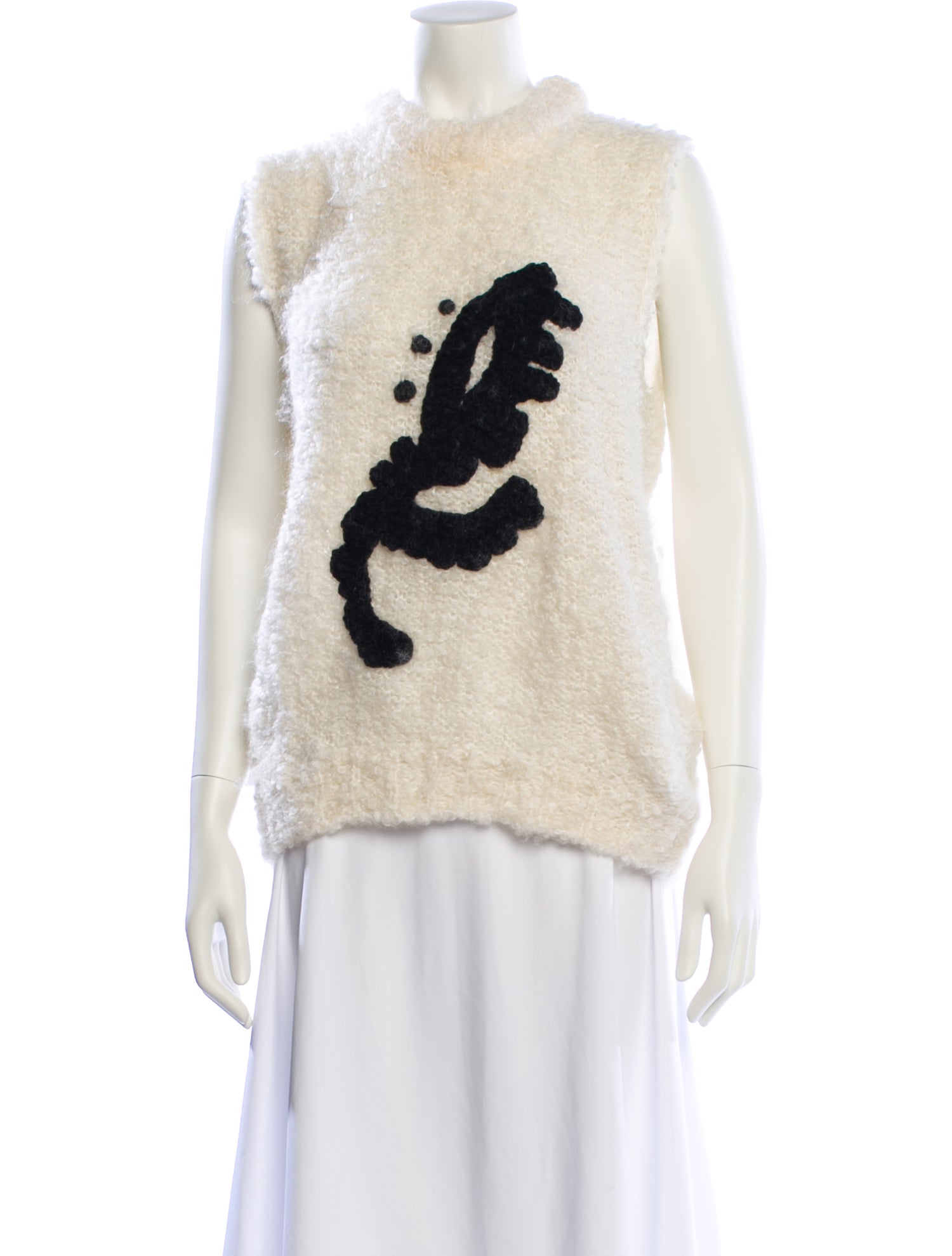 Christian Wijnants Mohair Mock Neck Sweater
