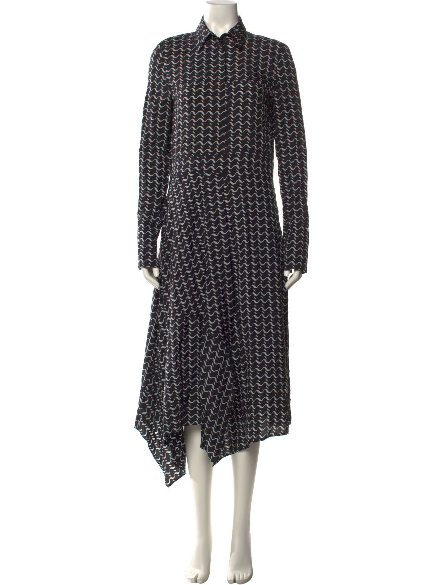 Christian Wijnants Silk Midi Length Dress