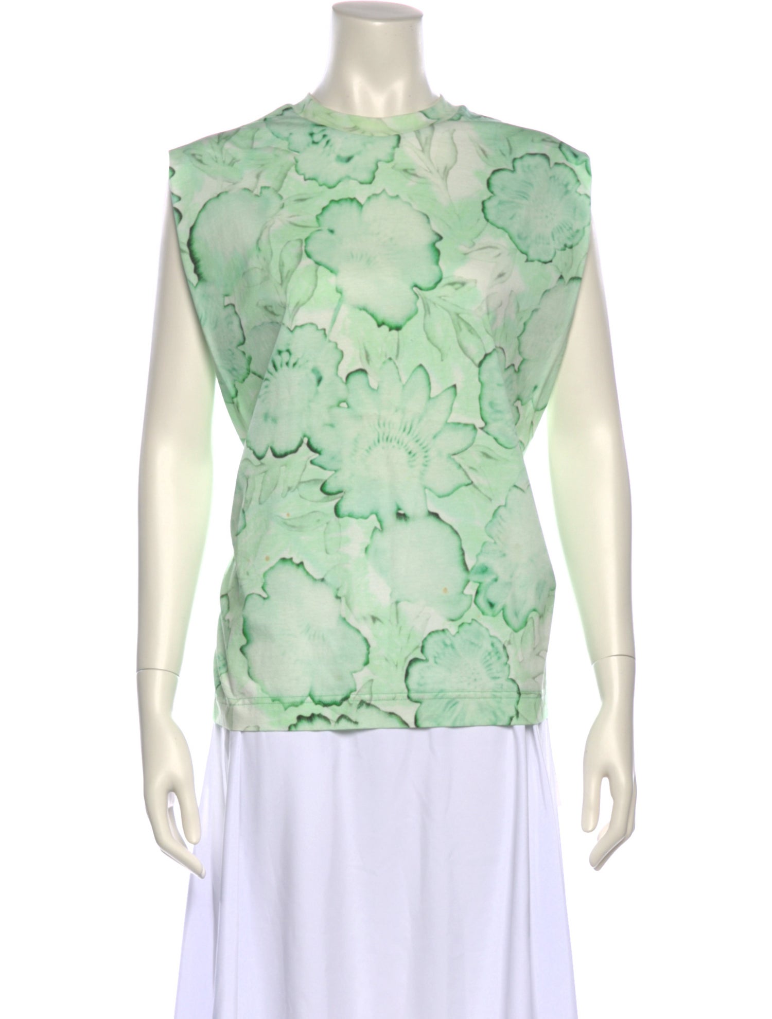 Christian Wijnants Floral Print Crew Neck Top