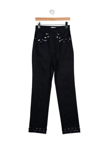 Christian Cowan Jeans High-Rise Straight Leg US 4 | S