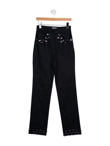 Christian Cowan Jeans High-Rise Straight Leg US 2 | XS