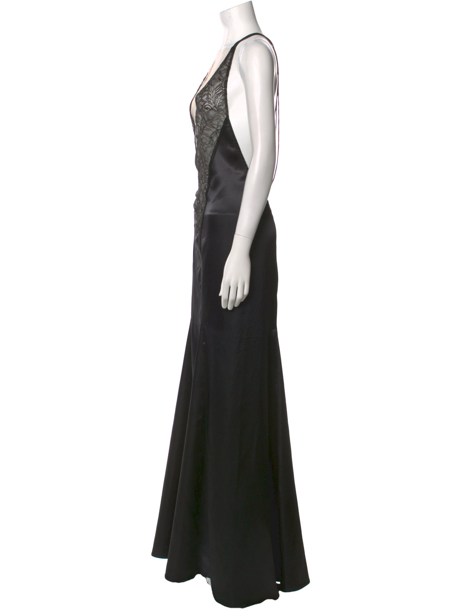 Christian Cowan Silk Long Dress