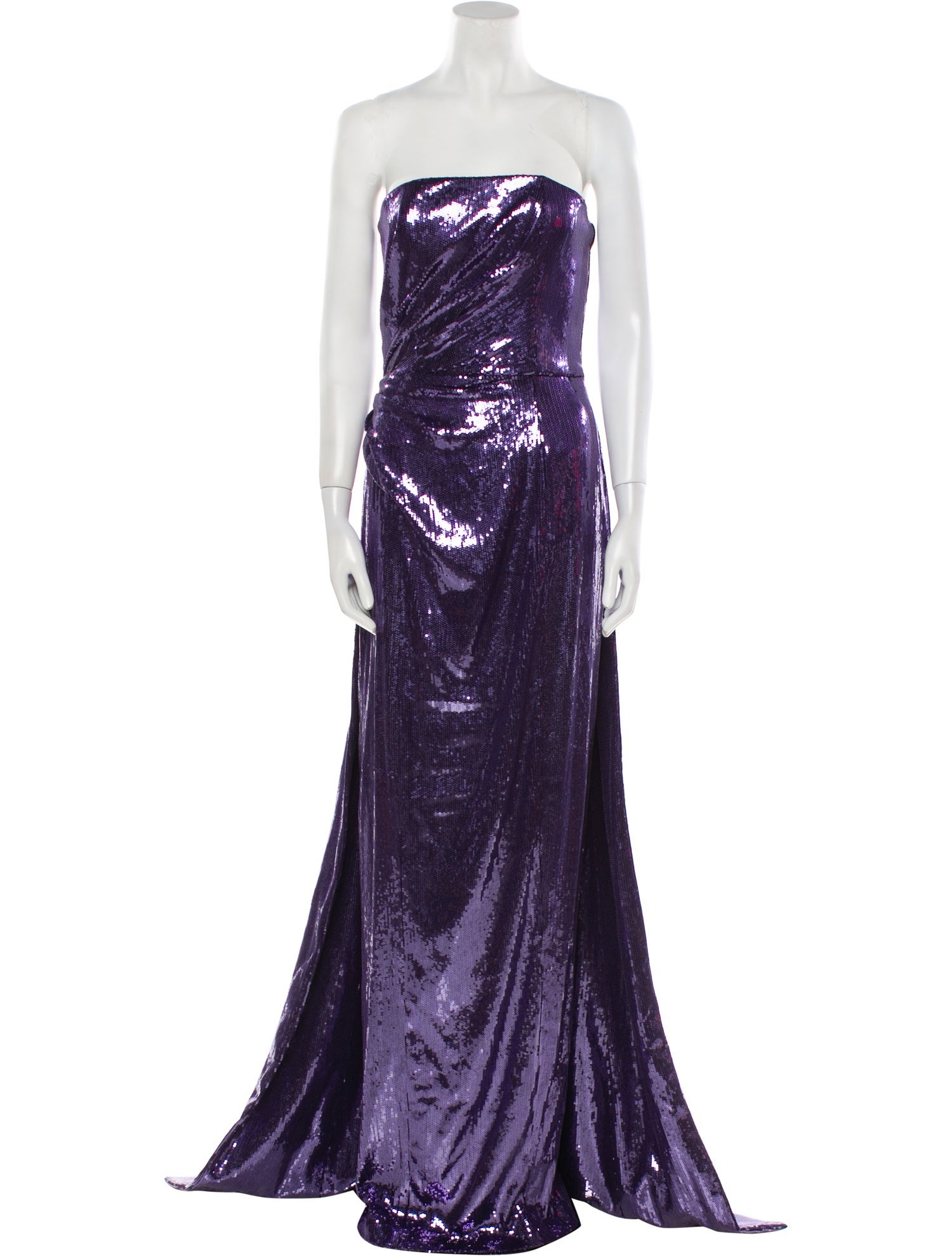 Christian Cowan Strapless Long Dress