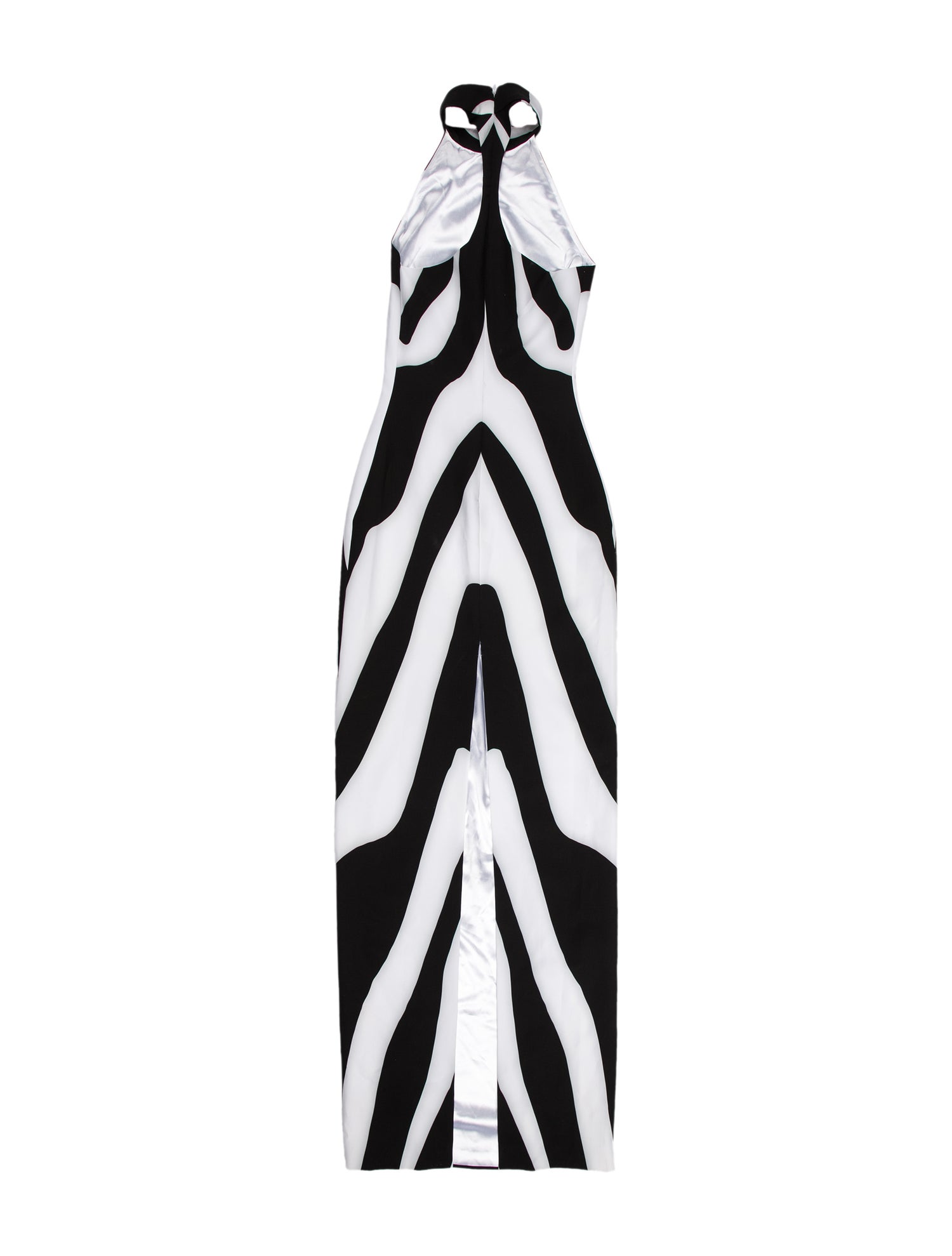 Christian Cowan Striped Long Dress